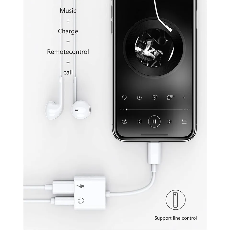 FREEL iPhone Headphones Adapter, Lightning to Headphone