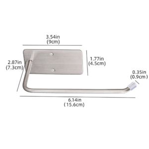 Stainless Steel Cap Rack Organizer on Wall Multi-purpose Self-adhesive Wall Mounted Heavy Duty Storage Rack for Baseball Cap Bag Kitchen Bathroom Tissue Towels