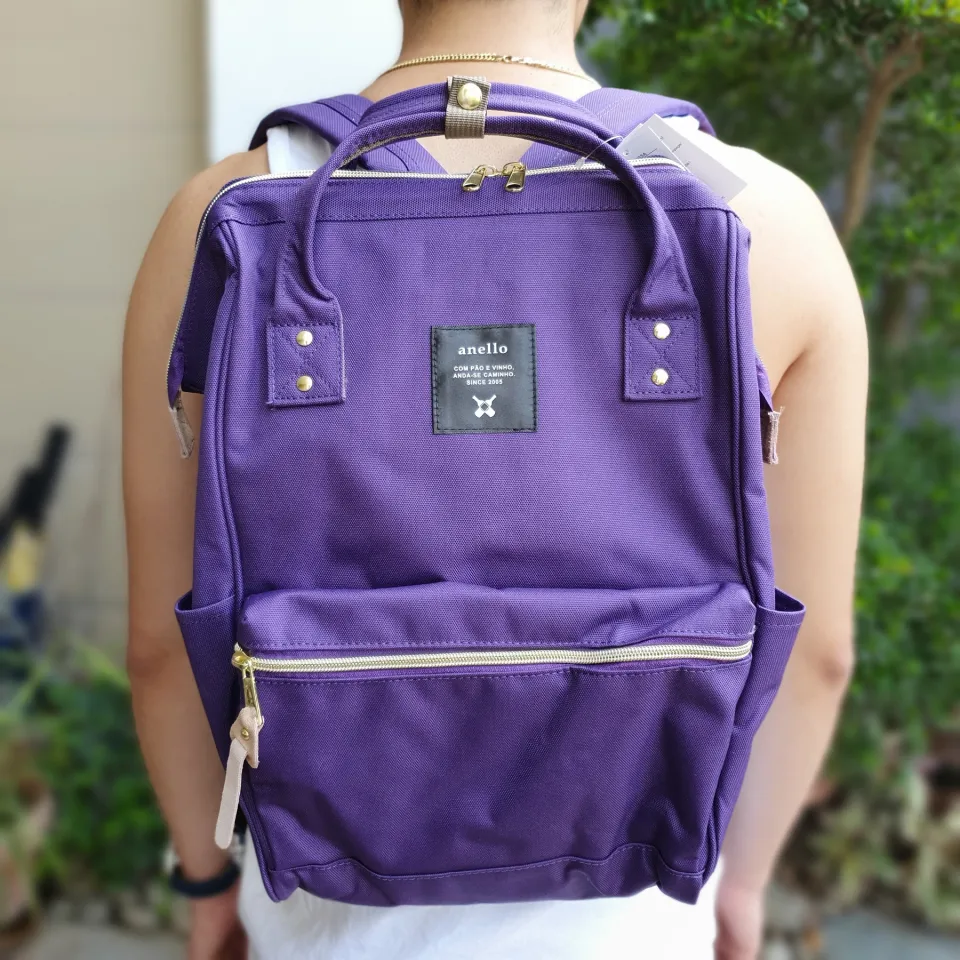 Purple 2025 canvas backpack