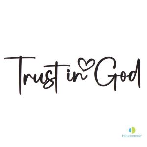 Trust In God Heart Stickers for Motor Decals Jesus Prayer Motorcycle Waterproof Sticker Vinyl Cars Decal Motors Car