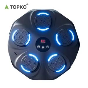 New Smart Music Boxing Machine Digital Boxing Response Target Beat Rhythm Wall Target Hanging Smart Sandbag Training Equipment basic model children/adult boxing punching machine