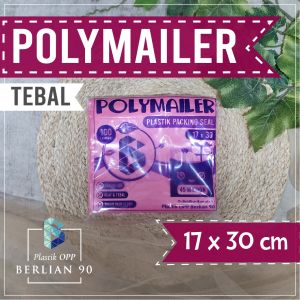 Plastik Polymailer Pink 17 x 30 cm / Plastik Packing lem seal / Plastik Olshop/Kantong Plastik Paking Tebal Murah
