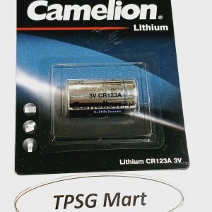 Pin CR123A - 3V (123A): Camelion (Lithium Battery)