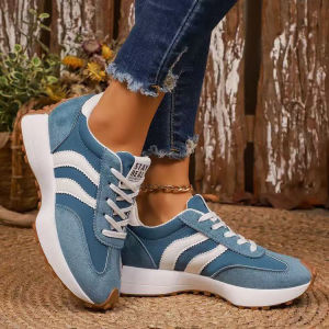 Free Shipping 2026 Autumn New WomenS Sports Casual Shoes Thick Sole Fashionable Versatile Breathable Comfortable Plus Size