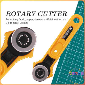 AmoKi 28mm Circular Cutter Fabric Cutting Knife Cloth Leather Paper Quilters Craft Sewing Rotary Cutter