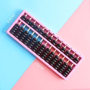 FELIZ Bằng gỗ Bàn tính bằng gỗ 13 chữ số Nhiều màu Giá tính toán Montessori Hình vuông Hạt tính toán Trẻ em