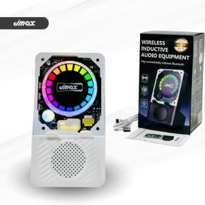JMAX-25V ลำโพงเซ็นเซอร์ไร้สาย ขาตั้งตั้งมือถือไร้สาย 3in1 พร้อมไฟRGB ฟังก์ชั่น BT/AUX/เซ็นเซอร์