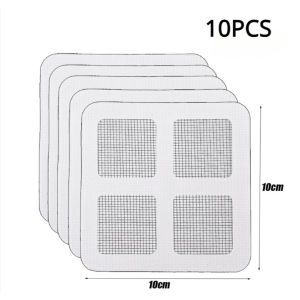 20pcs Disposable Floor Drain Sticker Self Adhesive Bathroom Kitchen Anti-blocking Floor Drain Stickers