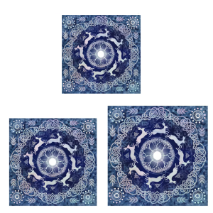 Sang trọng velvets tarots vải đọc sách astrologys tarots đọc Thảm thẻ bài chơi game cho Tabletop giải trí