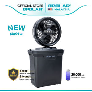 Opolar 11L Water Tank Oscillating & Rechargeable Mist Fan In 10 Inch (20000mAh Battery Capacity) Model F6201