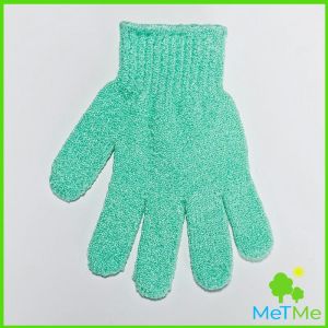 MetMe ถุงมืออาบน้ำ ถุงมือขัดผิวอาบน้ำ ขจัดเซลล์ผิวเก่า พร้อมส่ง Glove-style bath towel