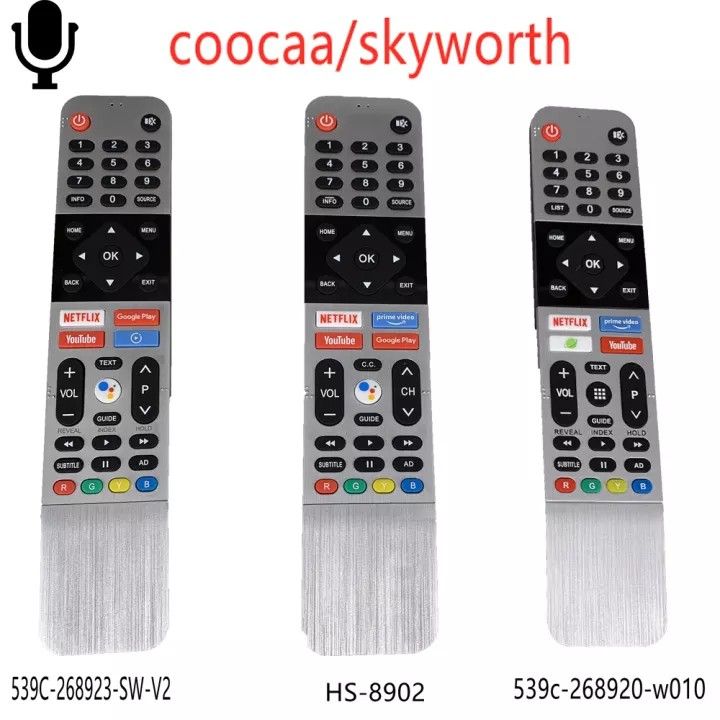 Voice coocaa Skyworth Smart TV remote control (Original) TB5000, UB5100 ...