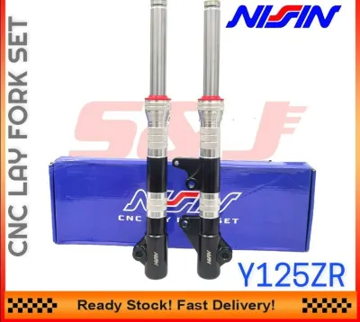 YAMAHA Y125ZR 125ZR 125Z FORK CNC LAY FORK SET FRONT FORK SET NISSIN SUSPENSION