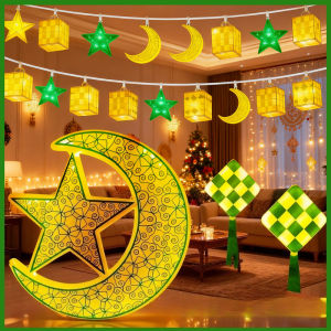 6M LED Light Decor Ketupat Ramadan Decoration Light Eid Mubarak Led Bilik Fairy Light 斋月灯 装饰