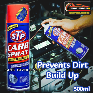 100% ORIGINAL STP CARB SPRAY INJECTOR CLEANER (500ml) cleans carburetors linkages injector and automatic chokes