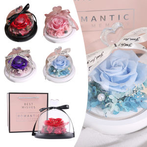 Seangel Eternal Rose- Preserved Flower Rose Handmade Fresh Flower Rose with Beautiful Creative Heart Design Gift for Valentines Day Mothers Day Christmas Anniversary Birthday Thanksgiving Girls