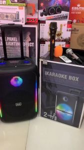 BTS-1808 12 inch trolley rechargeable bluetooth speaker with Dual Microphones speaker bluetooth with mic