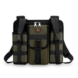 PANE5 Multifunctional Mens Shoulder Bag Large Capacity Multi Pockets Oxford Crossbody Bags Fashion Adjustable Travel Sling Bag For Traveling