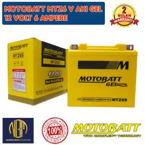 Aki Kering Motor Vario 125 Vario 150 PCX 125 150 Satria FU CBR 150 New N MAX Supra GTR Honda Sonic Motobatt MTZ6V Aki GEL Original