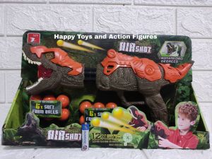 CWVS NERF DINOSAUR BLASTER GUN TOY SOFT BULLET GUN LONG RANGE TOY FOR KIDS
