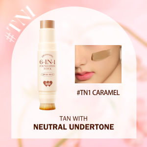 barenbliss BNB Bloomatte 6-in-1 Foundation Stick | Multi-function Soft Matte Finish Foundation