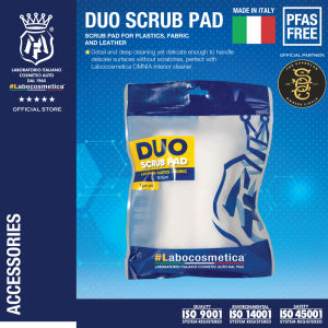 Labocosmetica Duo Scrub Pad (Special scrub pad for plastics leather and fabric)