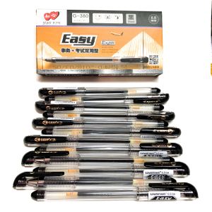 0.5mm G-380 EASY Black Ink Gel Ink Pen 12pcs in a box