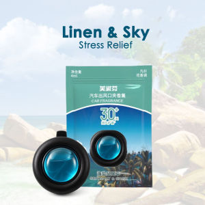 🇸🇬 Mini Clip Sky Breeze Car Air Freshener / 4ml Each Up to 180 Days Odor Eliminator