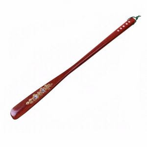 PENGA Useful 55cm/21.5 Wooden Home Tools Flexible Shoe Horns Long Handle Professional
