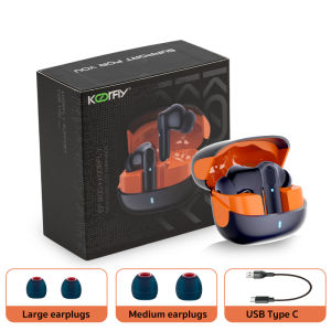 KoorFly EP800 Wireless EarBuds -42DB Noise Cancellation 3G Light Earbuds 40MS Low Delay IPX7 Waterproof Earphone