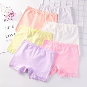 KUCHAR Toddler Kids Panties Cotton Boxers Briefs for 2-11 Years Old Girls 6 Pack Soft Princess Safety Shorts Underwear