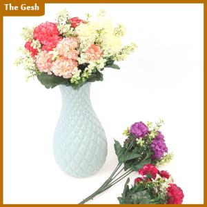 [The Gesh] 1 Bouquet 5 Heads Hydrangea Silk Flower Artificial Flower Holding Flowers Decor