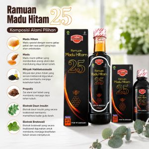 Ramuan Madu Hitam Pahit 25 475 gram Plus Propolis Habbatussauda Kesehatan Suplemen Makanan Suplemen Kesehatan Obat Herbal Tradisional