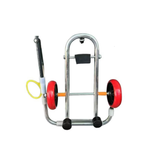 Dense Pliable Cart For Bathroom Device Installation Including Toilet Support Frame And Positioning Guide