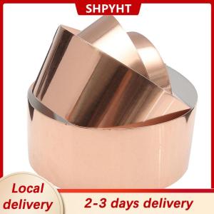 [COD] SHPYHT Local delivery Ship within 24 hours 50mm x 3m EMI Copper Foil Shielding Tape Conductive Self Adhesive Barrier Guitar New