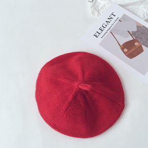 Ins Mũ Nồi Dệt Kim Màu Trơn Cho Trẻ Em Mũ Len Họa Sĩ Mềm Mùa Thu Đông Cho Bé Trai Bé Gái Cho Trẻ Em 2-6 Tuổi