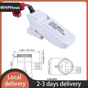 [COD] WHPHous Ship within 24 hours 12V 1100GPH Automatic Bilge Pump Boat Submersible Pump Marine Float Switch U7W6