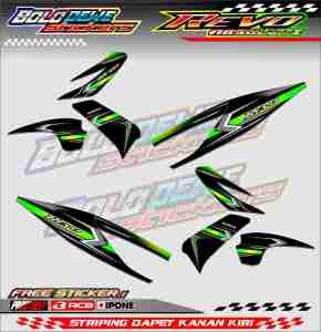 STRIPING VARIASI MOTOR HONDA REVO ABSOLUTE / STICKER LIST MOTOR REVO ABSOLUTE