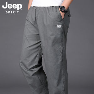 JEEP SPIRIT Quần Nam Quần Túi Hộp Thường Ngày Ngoại Cỡ Quần Nam Màu Đen Dáng Suông Dáng Rộng Mùa Hè