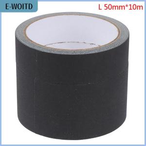 【E-WOITD】 Black Gaffer Tape No Residue Non-Reflective Easy Tear Book Repair Tape Matte
