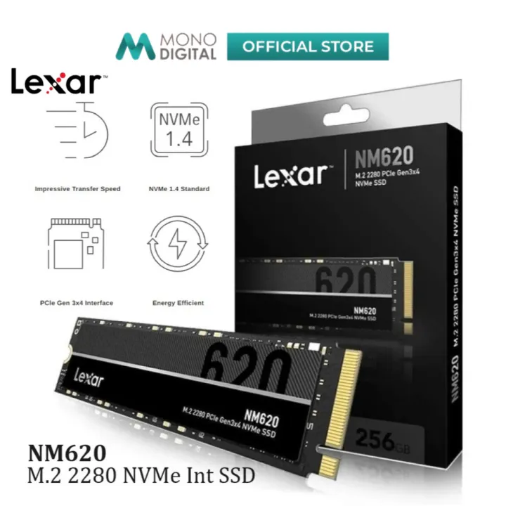 LEXAR NM620 / NM610 PRO PCIe GEN3x4 M.2 2280 NVME SSD 256GB/512GB/1TB INT SSD INTERNAL SOLID STATE DRIVE SPEED UP TO 3500MB/S