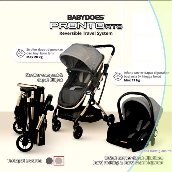 Babydoes PRONTO RTS CH TR 2223 SN EXCITEZ 2247 SN Stroller
