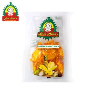 The Original Lola Abons Davao | Special Durian Mango Yema Candy 12pcs | 60grams