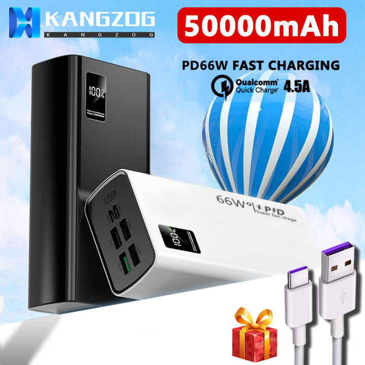 KANGZOG Powerbank 50000mah Original Fast Charging Pd66w Power Bank Fast ...