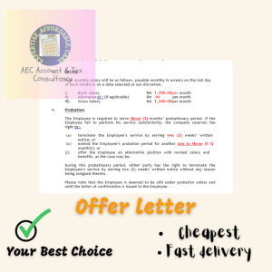 Offer letter Job Appointment letter Surat Tawaran template - surat lantikan