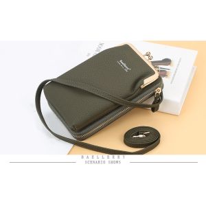 BAELLERRY - DOMPET HP WANITA LUXURY PANJANG MULTIFUNSI TAS SELEMPANG KULIT SLOT KARTU ATM BAELERRY BALLERY MODEL TERBARU 2022 KEKINIAN IMPORT GROSIR BRANDED MURAH - BL085