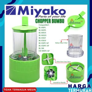 CHOPPER BUMBU MIYAKO  | BLENDER BASAH MIYAKO | SPAREPART BUMBU BASAH | WET MILD BLENDER MIYAKO|GEAR PLASTIK - ARKEMA
