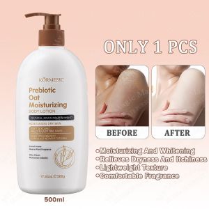 【 FDA Approved 】Prebiotic Oat Moisturizing Body Lotion: Hydrates And Brightens Improves Dullness Long-Lasting Moisturizing Cream Body Lotion Facial And Body Moisturizer Highly Moisturizing Pleasant Fragrance.