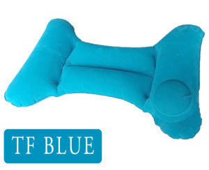 Inflatable Travel Waist Pillow Lumbar Back Support Pillow for Airplane Journey Travel Airplane Car Bus Train Office Cushion