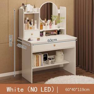 Makeup Table LED Dresser With Mirror Vanity Table Household Dressing Table With Drawe